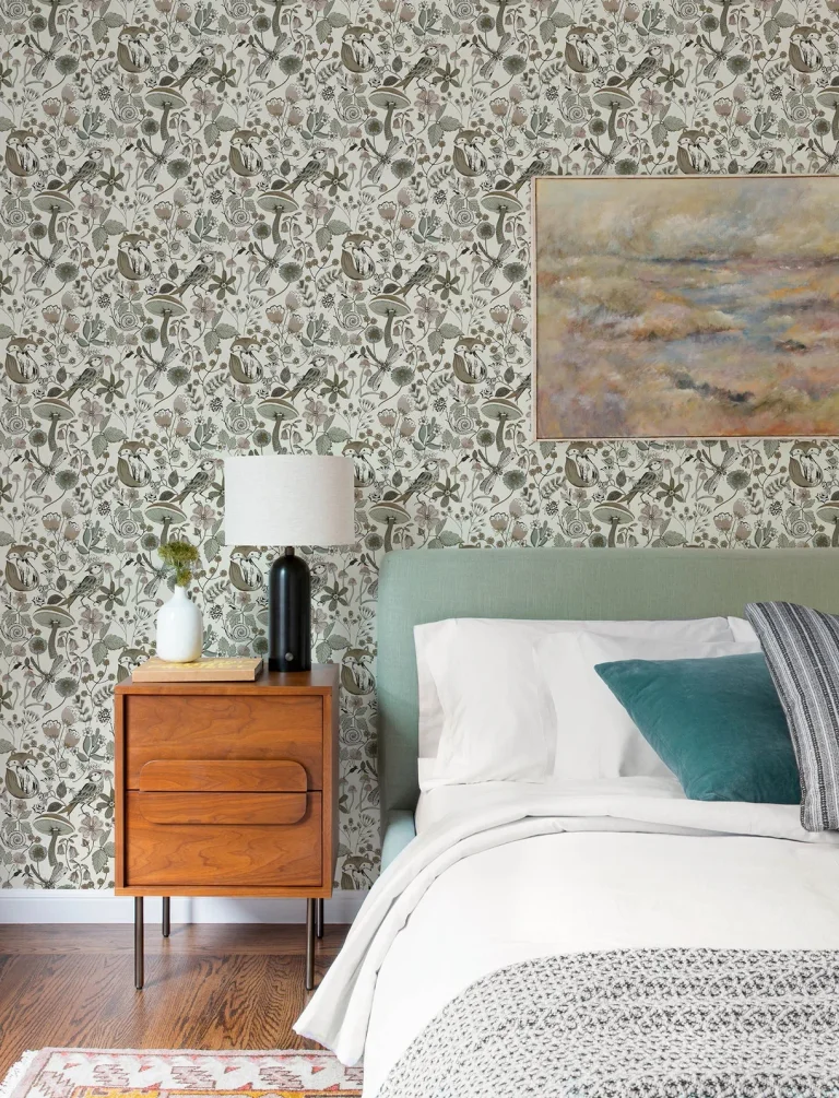 Wonder Woodland Animals Wallpaper - Neutral — Ảnh 7