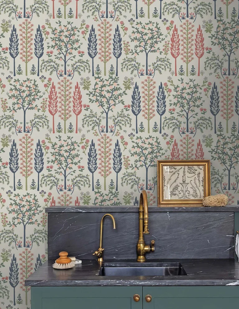 Rifle Paper Co. Fenna Wallpaper - Cream Multi — Ảnh 4