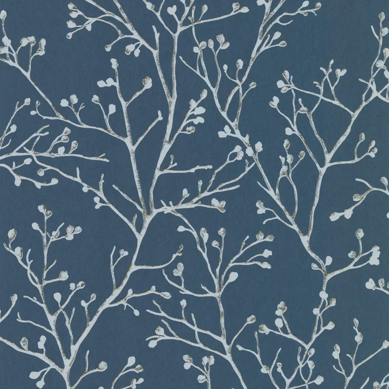 Koura Budding Branches Wallpaper - Sapphire — Ảnh 2