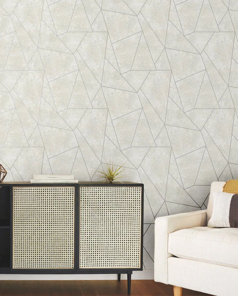 Nazca Wallpaper - Neutral/Silver — Ảnh 4