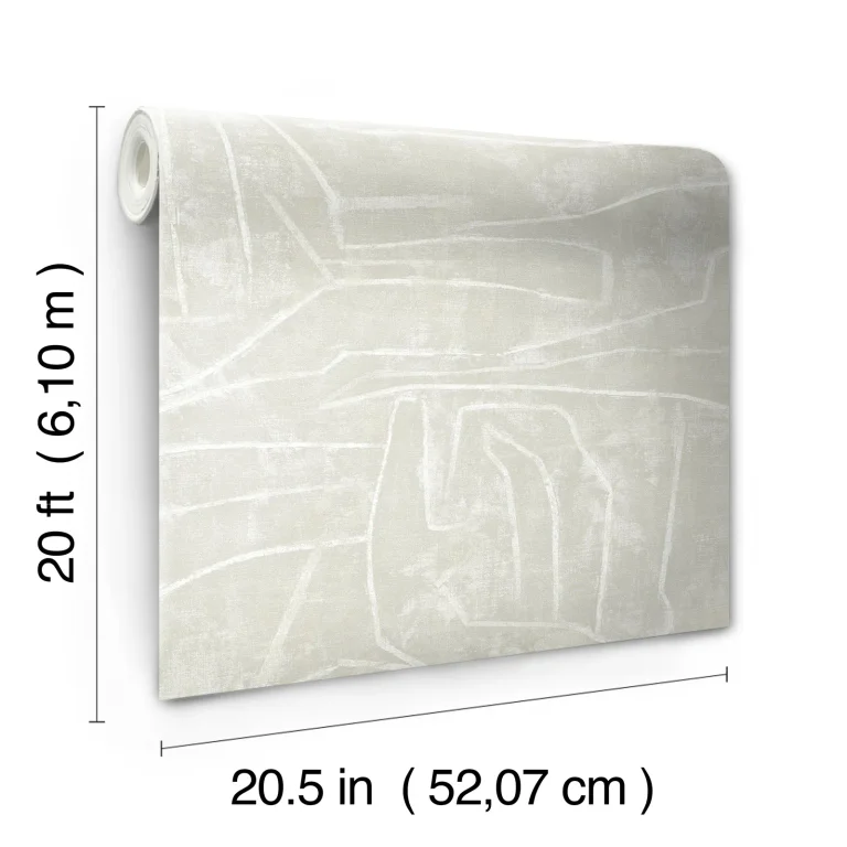 Urban Chalk Peel and Stick Wallpaper - Beige
