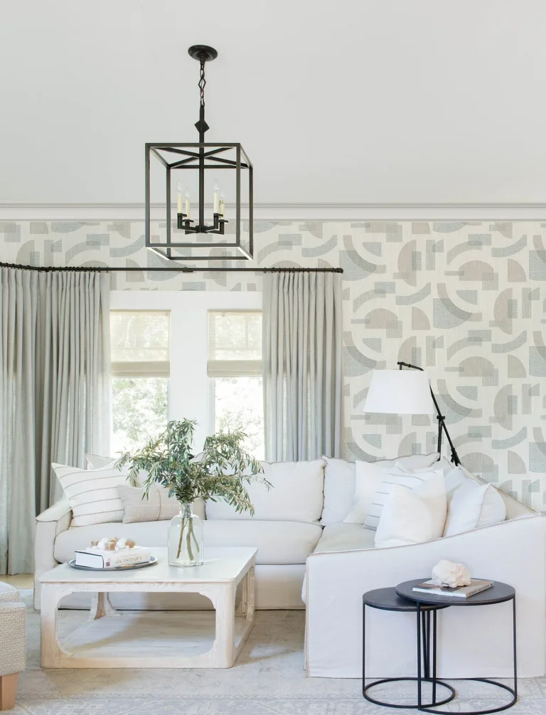 Fulton Shapes Wallpaper - Light Blue — Ảnh 3