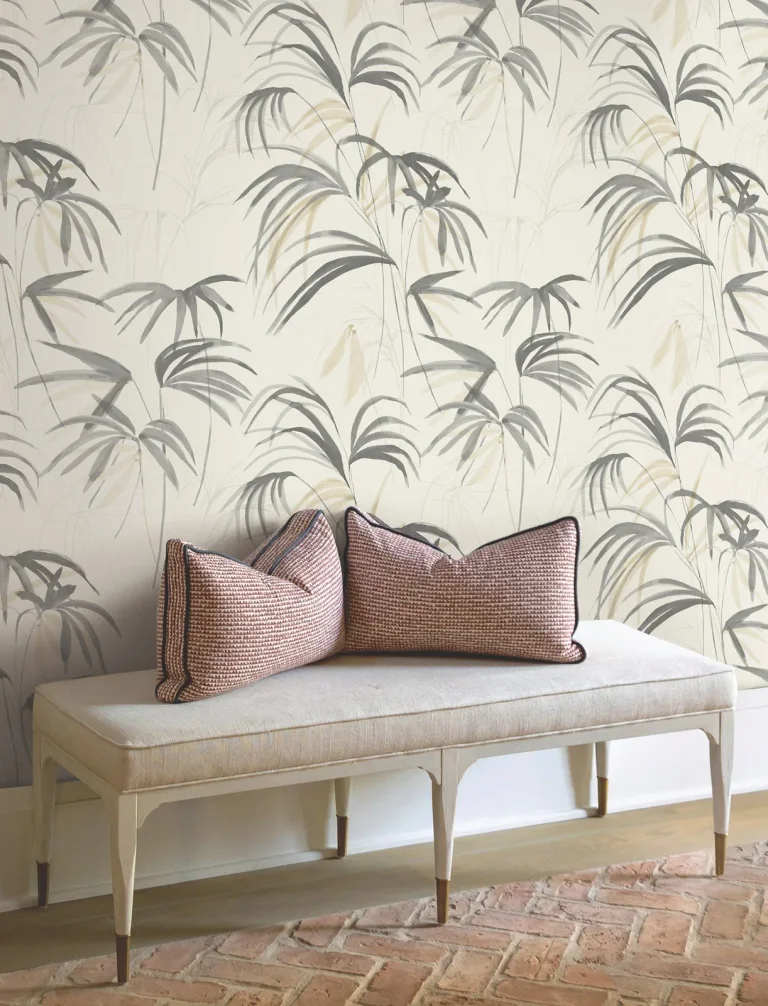 Candice Olson Inky Palms Wallpaper - Warm Neutral — Ảnh 2