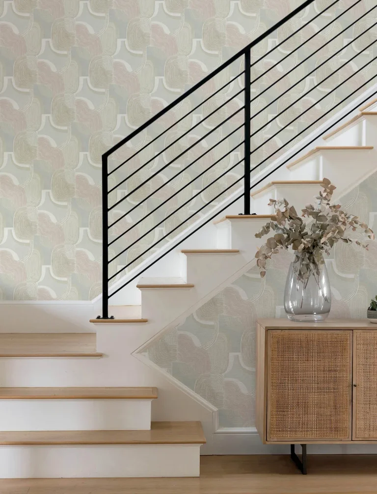 Hollace Geometric Wallpaper - Mauve — Ảnh 5
