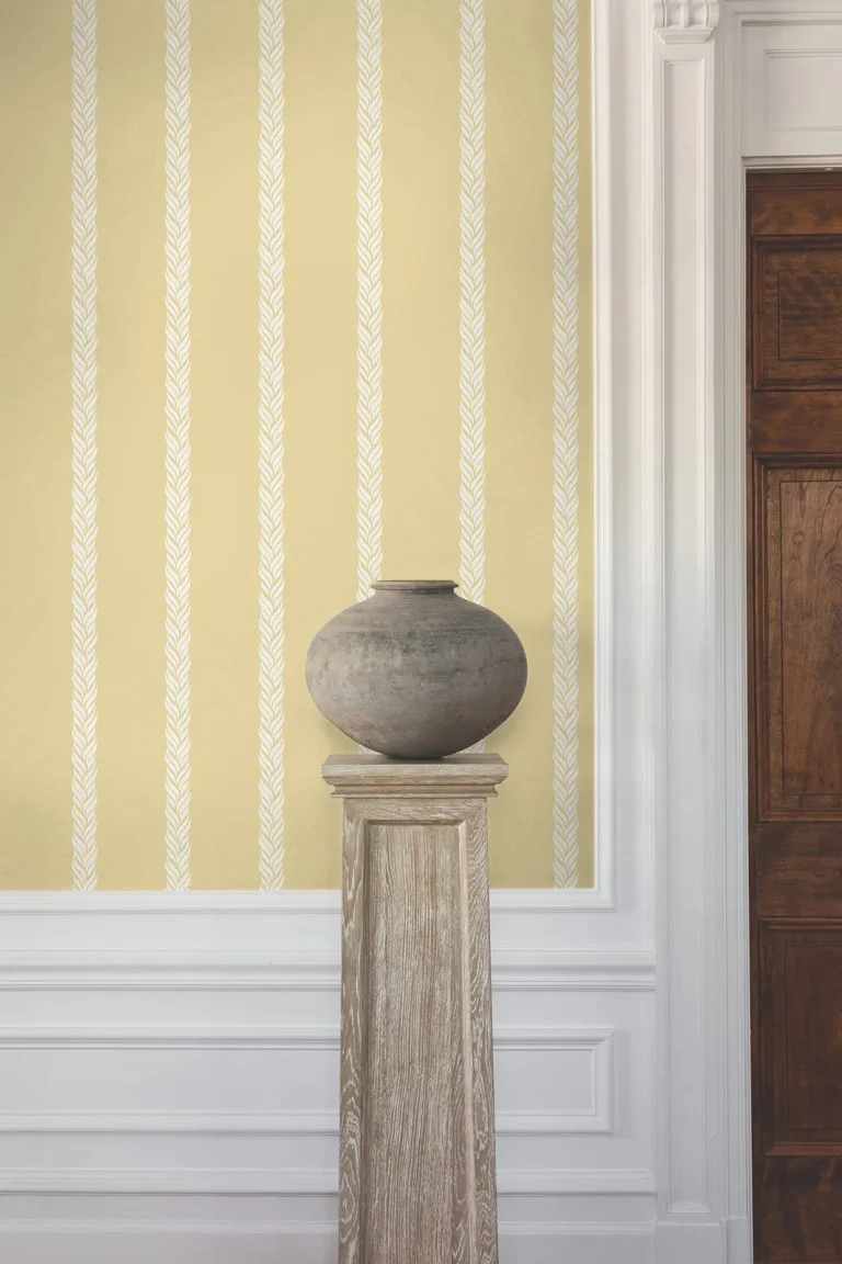 Ronald Redding Braided Stripe Wallpaper - Yellow — Ảnh 6