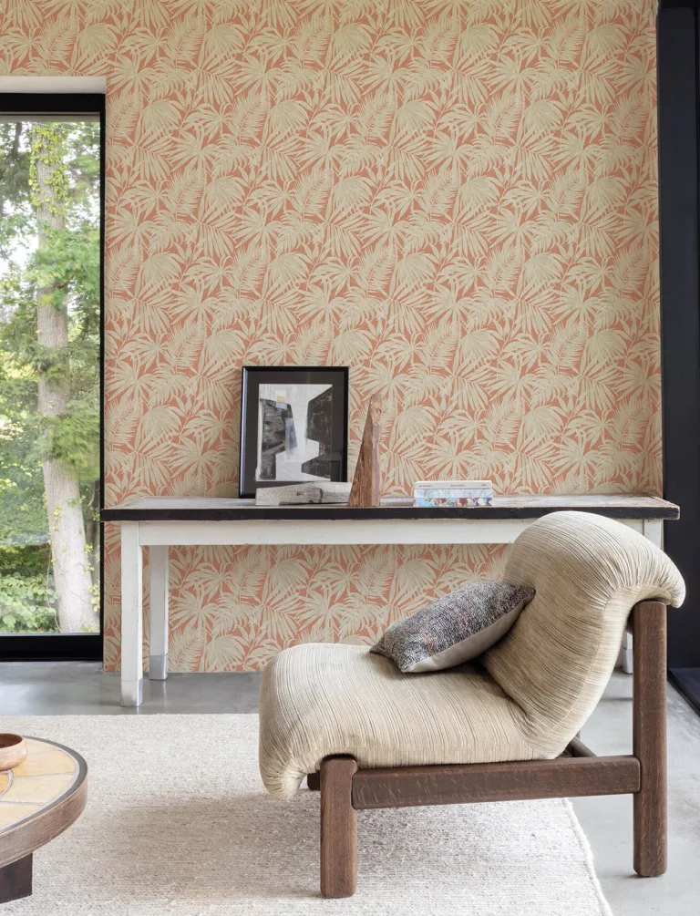 Chesapeake Sonny Fronds Wallpaper - Rust — Ảnh 3
