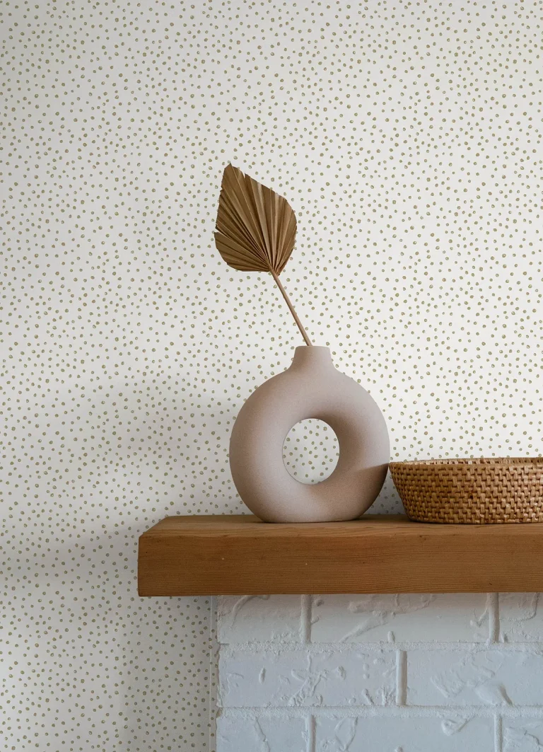 Cassie Petite Polka Wallpaper - White — Ảnh 3