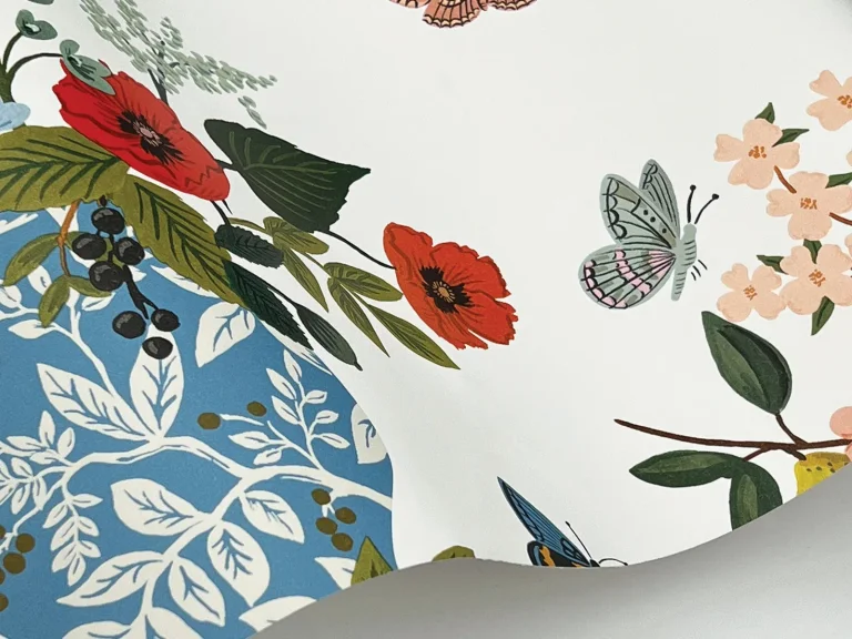 Rifle Paper Co. Flower Studies Wallpaper - Bright Multi — Ảnh 3