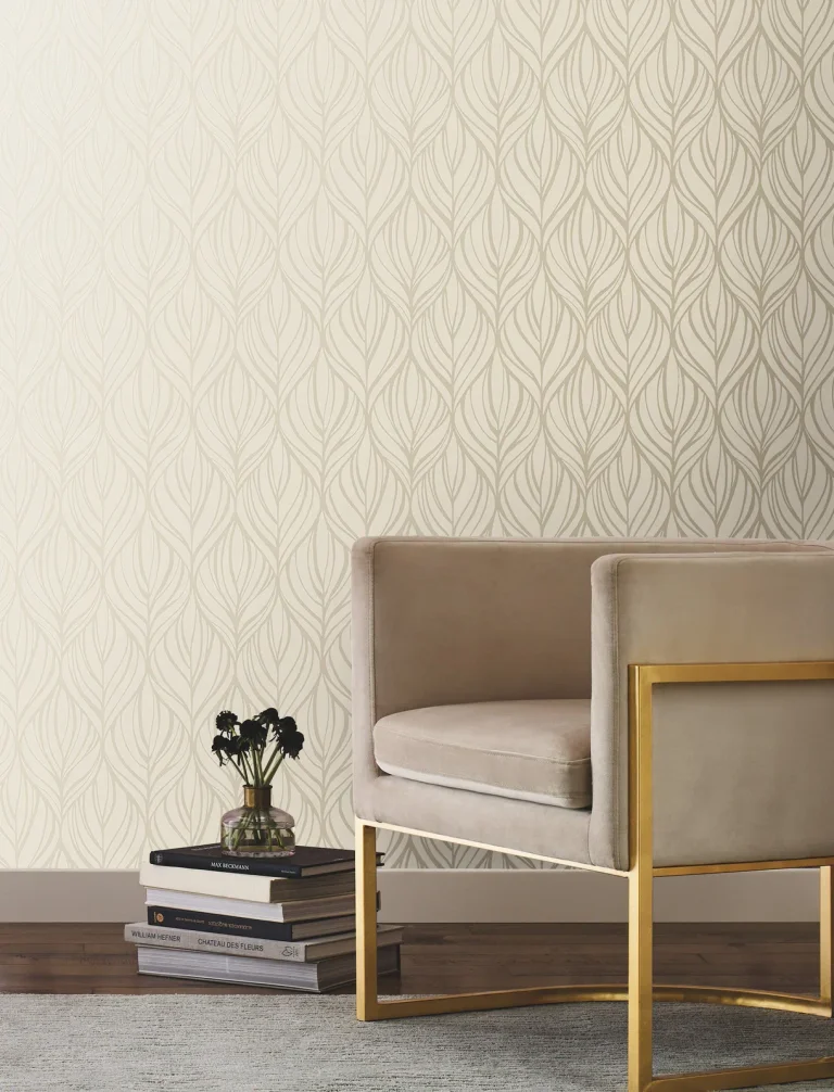 Candice Olson Palma Wallpaper - Taupe/Silver — Ảnh 3