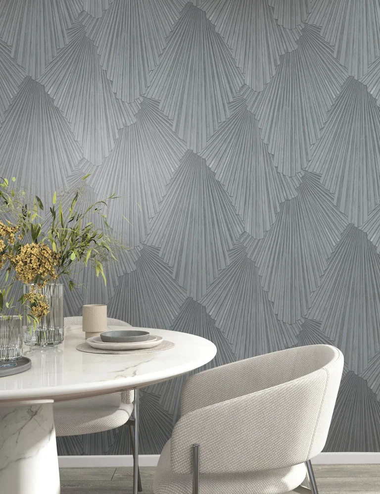 Lumiere Deco Geo Wallpaper - Pewter — Ảnh 4