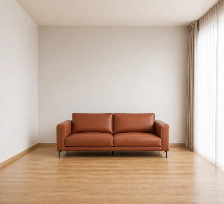 WALNUT BROWN SOFA — Image 19