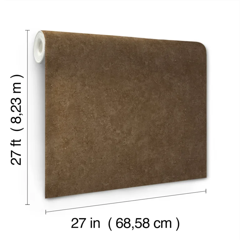 Artisan Stone Texture Wallpaper - Coffee — Image 7