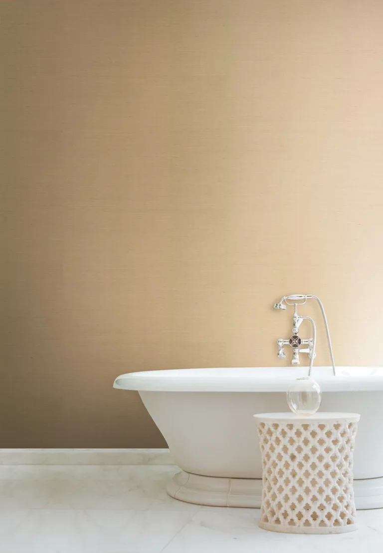 Plain Grass Wallpaper - Warm Beige — Image 4