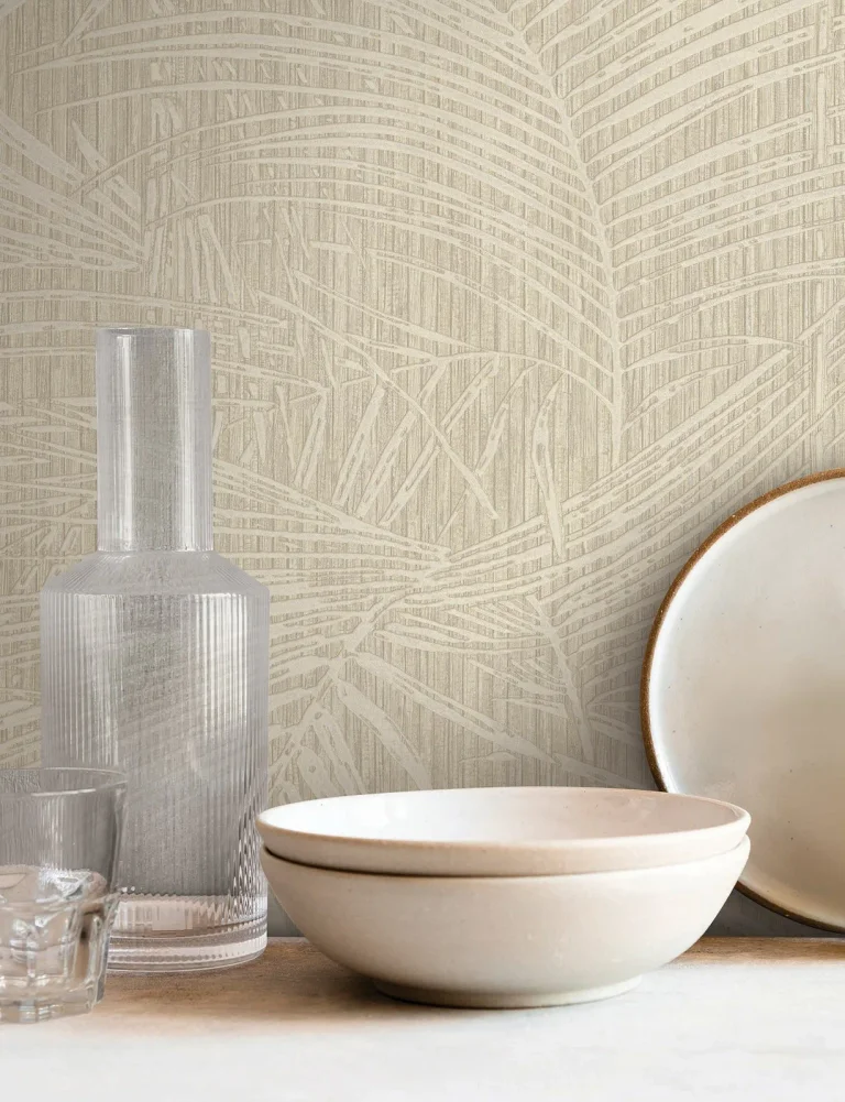 Della Palm Wallpaper - Shell — Image 3