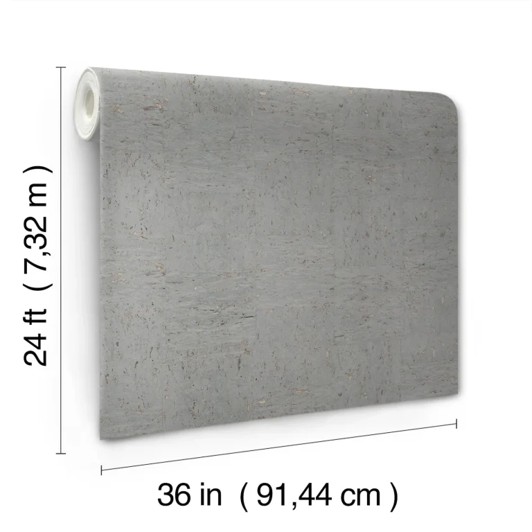 Ronald Redding Caldera Cork Wallpaper - Steel — Ảnh 3