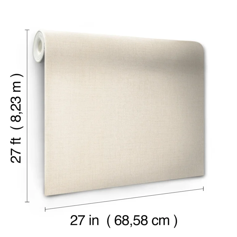 Gesso Weave Wallpaper - Ivory — Ảnh 2