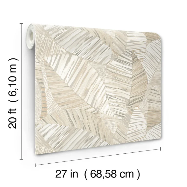Crown Canopy Palm Peel and Stick Wallpaper - Neutral — Ảnh 3