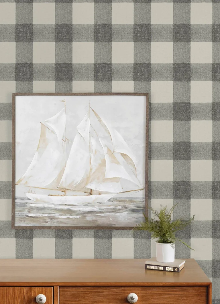 Chesapeake Thorpe Wallpaper - Charcoal — Ảnh 7