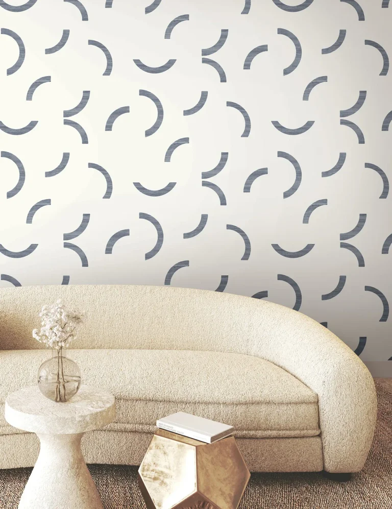 Lunula Wallpaper - Navy — Ảnh 6
