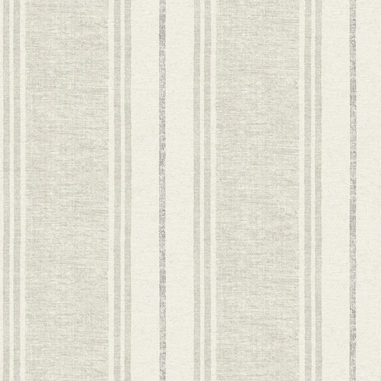 Chesapeake Maddox Flannel Stripe Wallpaper - Grey — Ảnh 3