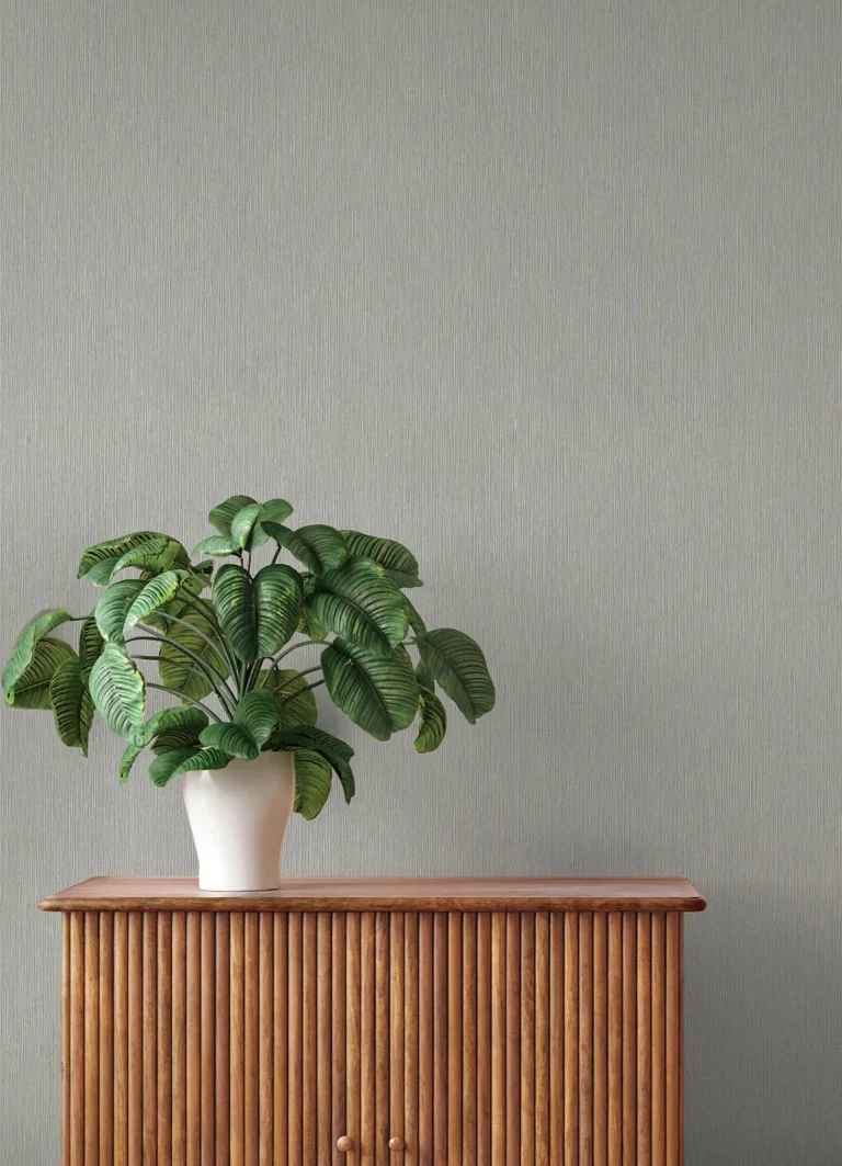 Oren Shimmering Striations Wallpaper - Grey — Image 3
