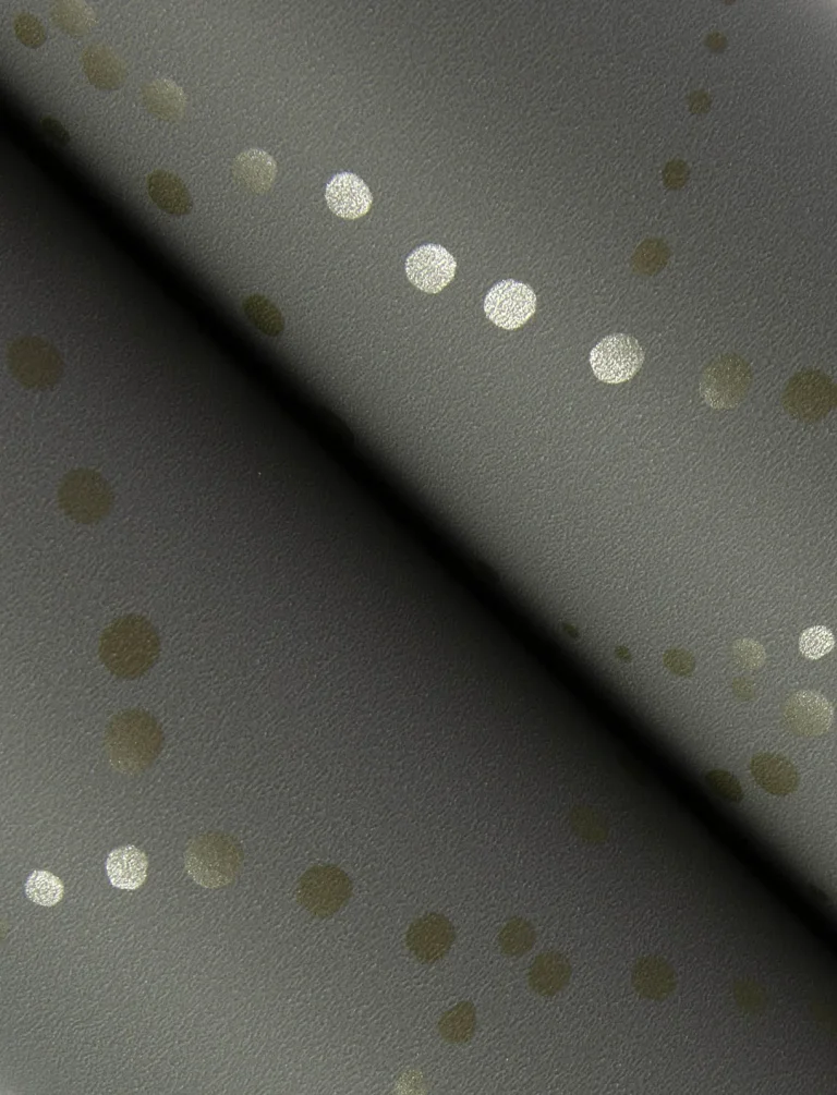 Alcott Dotted Wallpaper - Charcoal — Ảnh 5