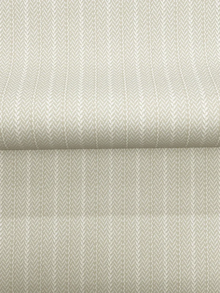 Ronald Redding Elkan Stripe Herringbone Wallpaper - Beige — Ảnh 4