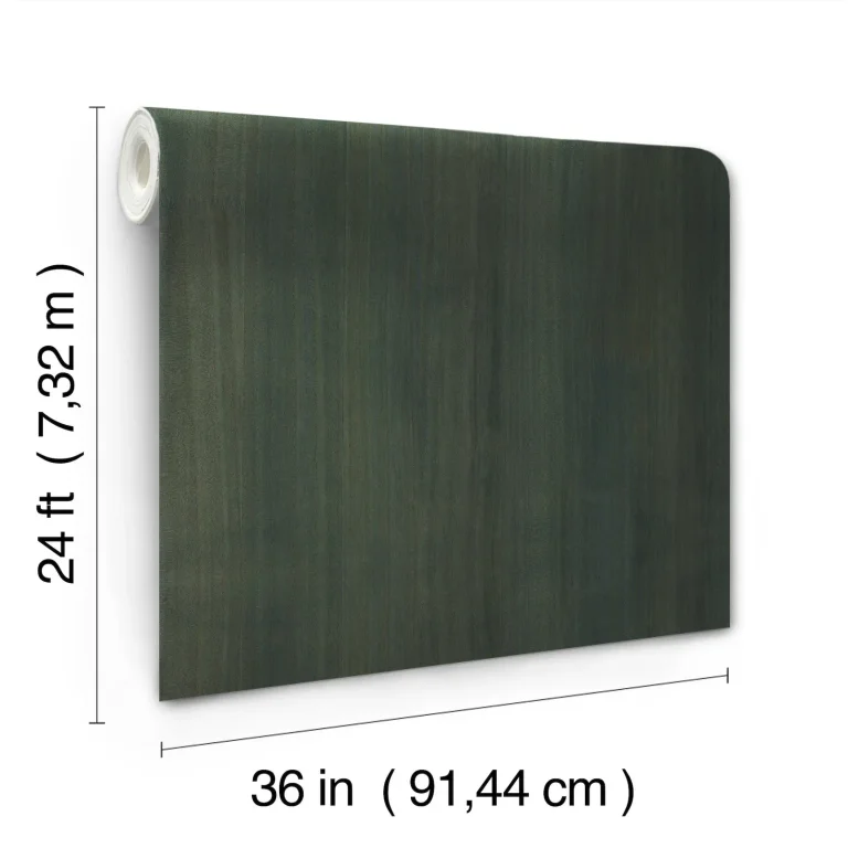 Ronald Redding Wood Veneer Wallpaper - Verdigris — Ảnh 5