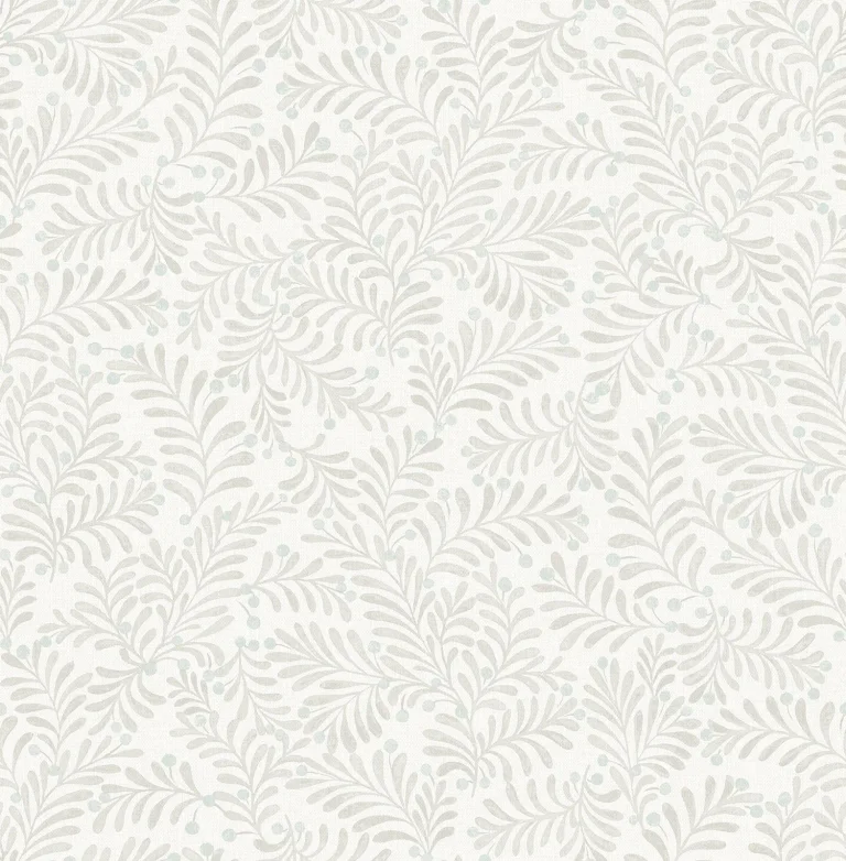 Chesapeake Chrysantha Berry Branches Wallpaper - Light Grey — Ảnh 3