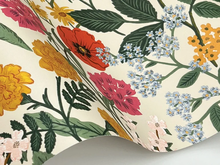 Rifle Paper Co. Blossom Wallpaper - Cream — Ảnh 3