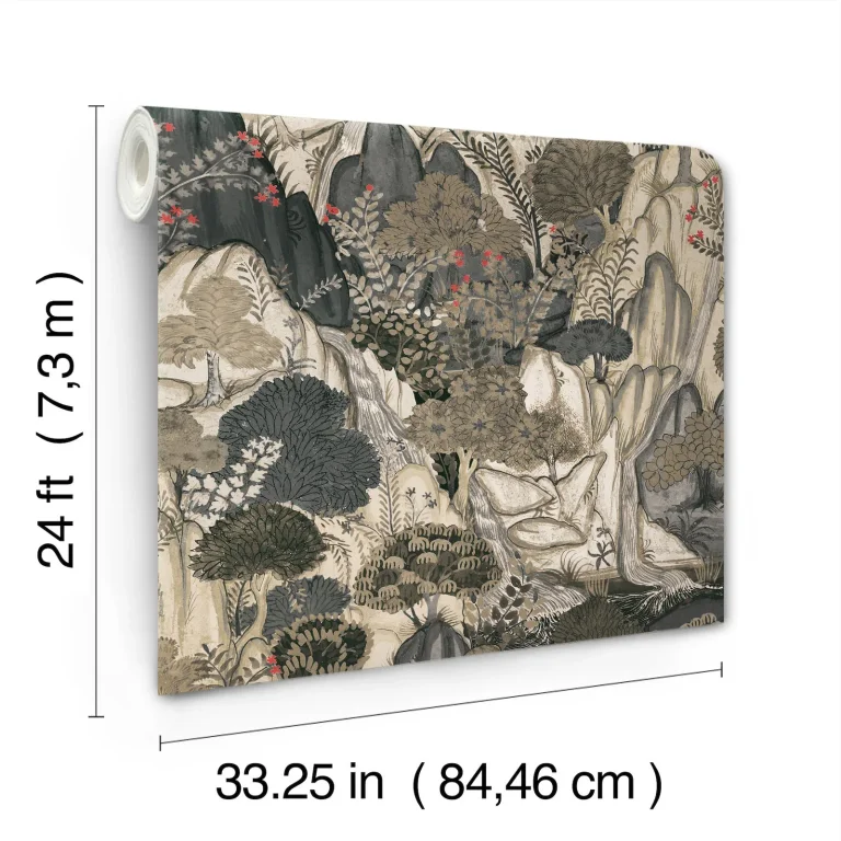 Ronald Redding Falling Waters Scenic Wallpaper - Neutral — Ảnh 3