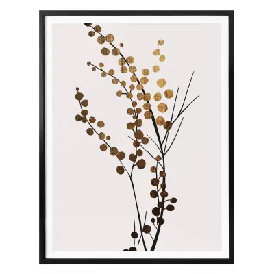 Kubistika - "Golden Branch" Poster - 30 x 24cm