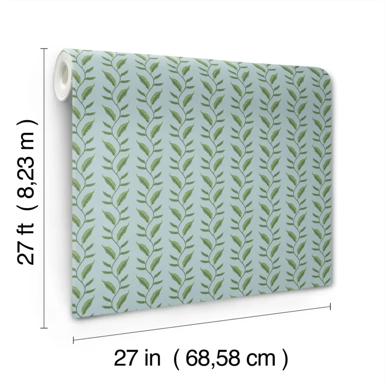Rifle Paper Co. Seagrass Wallpaper - Blue — Image 3