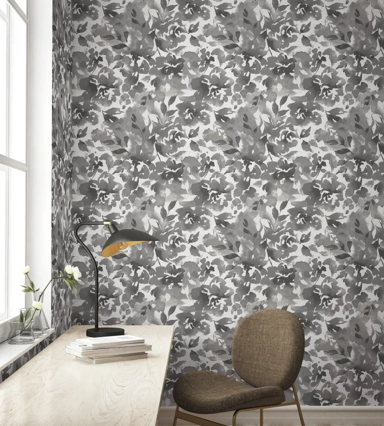 Magnolia Home Lakelynn Wallpaper - Charcoal — Ảnh 2