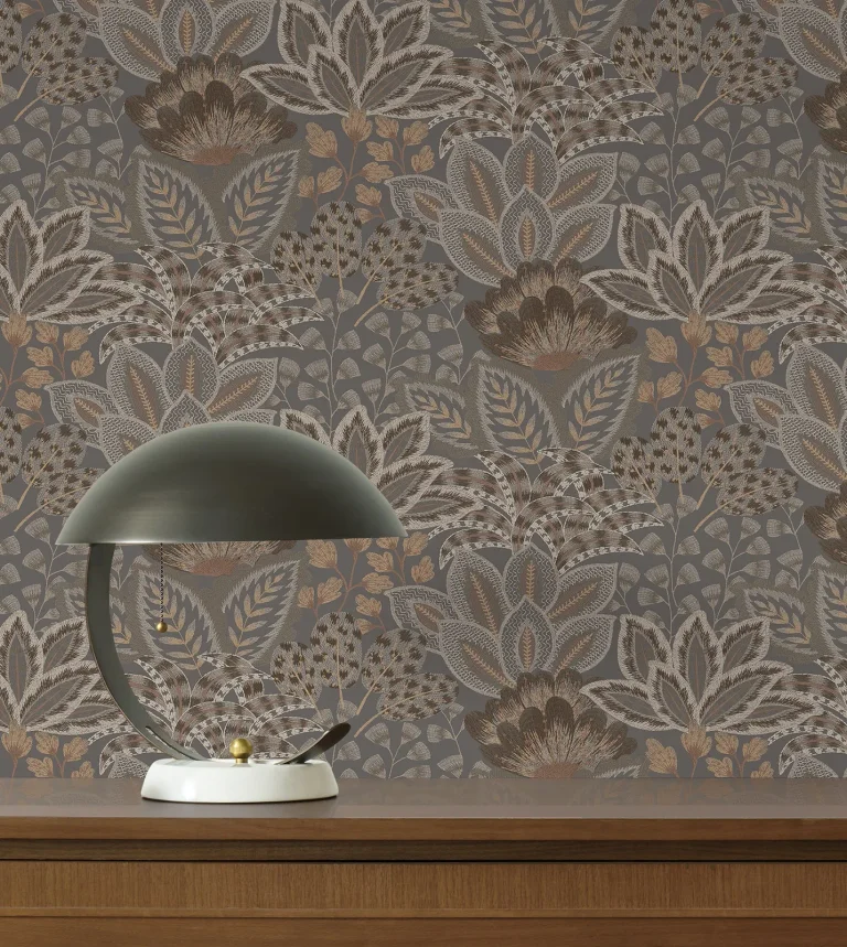 Catherine Botanical Wallpaper - Chocolate — Ảnh 4