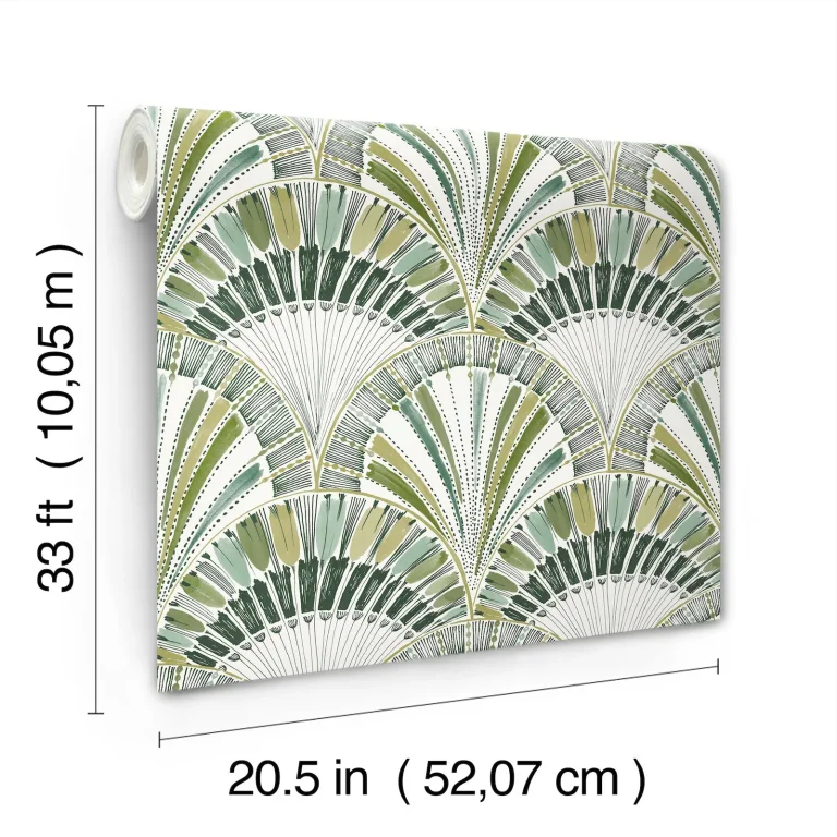 Myla Fanning Reeds Wallpaper - Greens — Ảnh 3