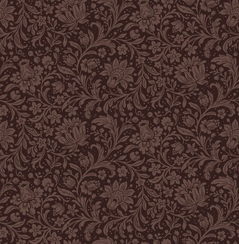 Chris Loves Julia Hague Floral Trail Wallpaper - Burgundy — Image 3