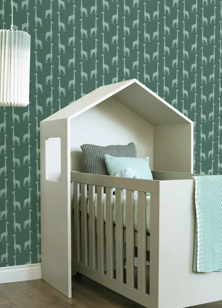 Chesapeake Vivi Giraffe Wallpaper - Teal — Ảnh 2