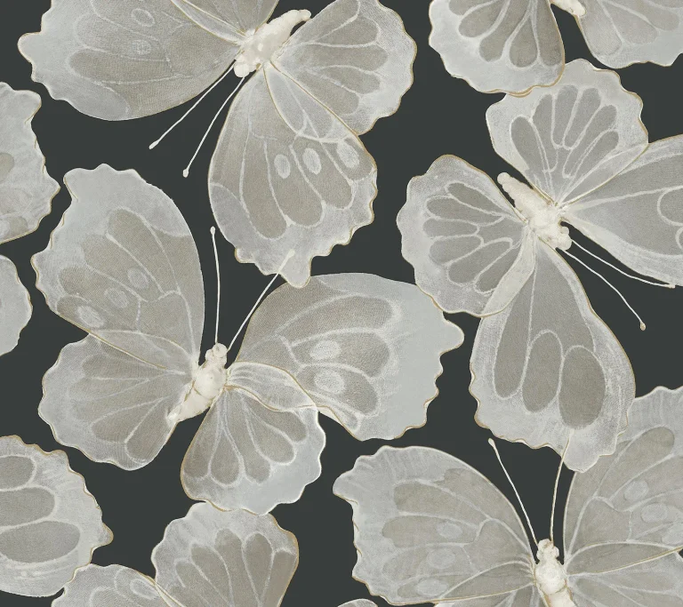 Monarch Peel and Stick Wallpaper - Black/Gold — Ảnh 5
