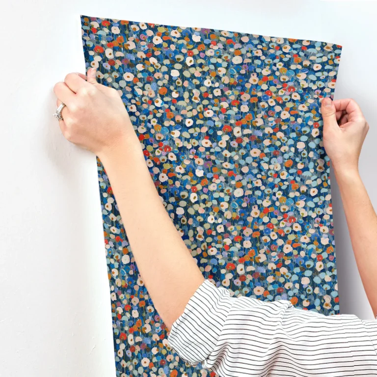 Prato Petite Floral Wallpaper - Blue — Image 7