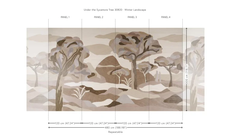 Under The Sycamore Tree Winter Landscape — Ảnh 5