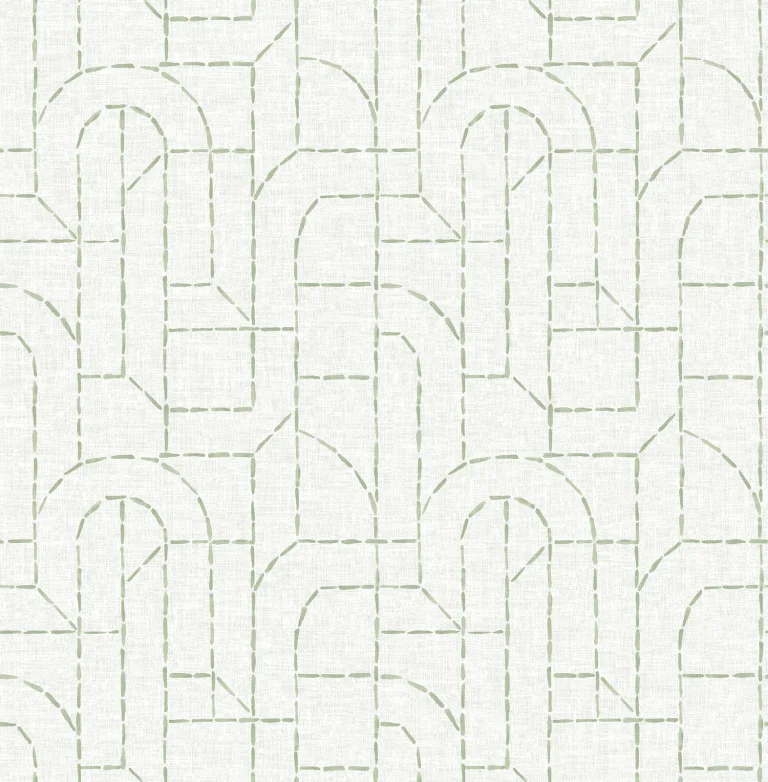 Integrity Arched Outlines Wallpaper - Light Green — Ảnh 4