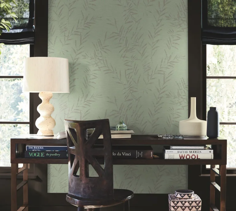 Allerton Bamboo Wallpaper - Sage — Ảnh 4