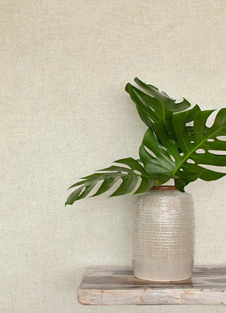 Chesapeake Homespun Textured Wallpaper - Dove — Image 5