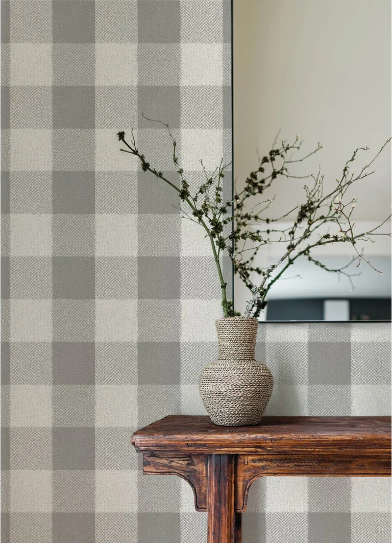 Chesapeake Lumberjack Wallpaper - Grey — Ảnh 2