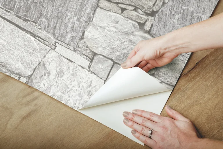 Chateau Stone Peel and Stick Wallpaper - Smoke — Ảnh 7