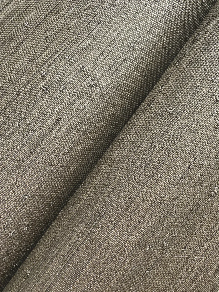Chris Loves Julia Mycroft Grasscloth Wallpaper - Sterling — Ảnh 2