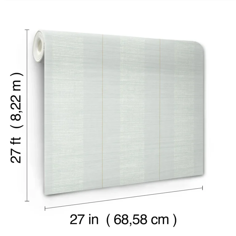 Colbert Stripe Textured Wallpaper - Light Blue — Ảnh 2