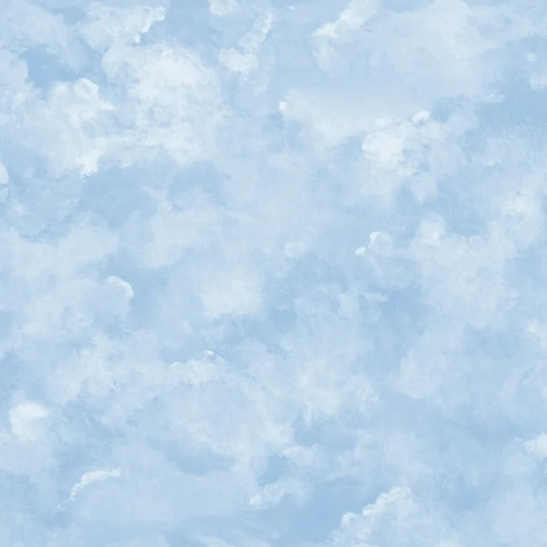 Atrium Clouds Peel and Stick Wallpaper - Blue — Ảnh 5