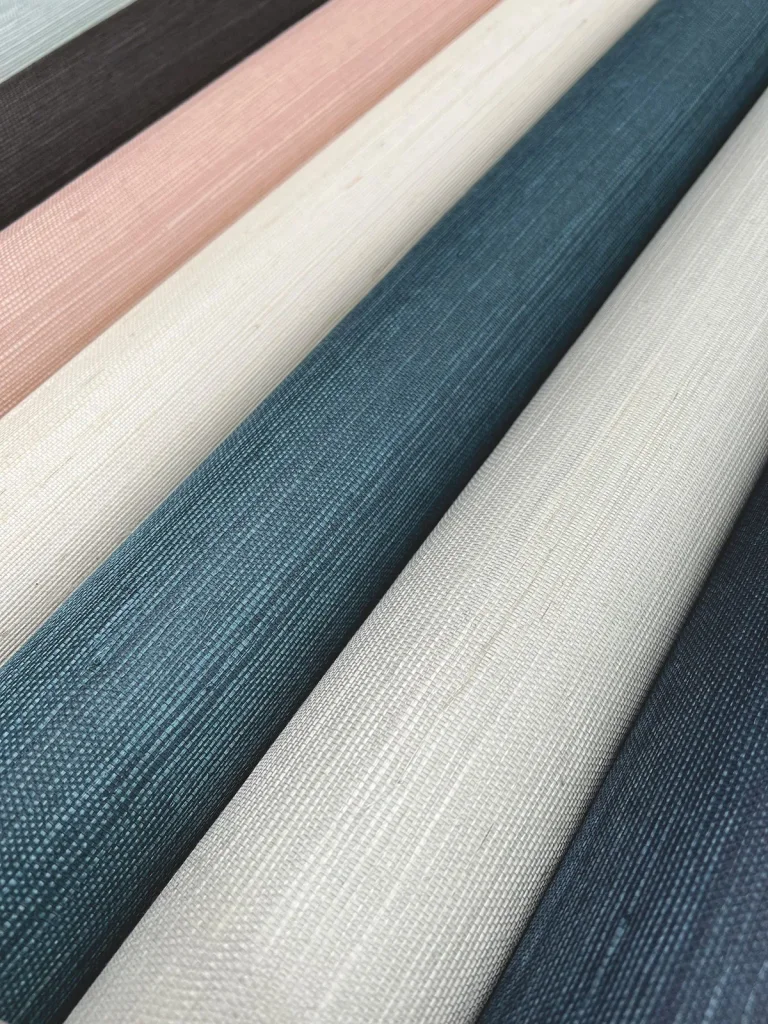Makasa Sisal Wallpaper - Blush — Image 4